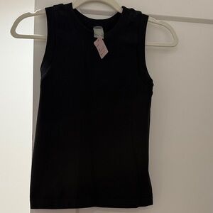Black Sleeveless Women's Top